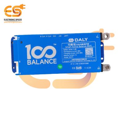 4-8S 80A Smart Active Balance Li-Ion-LiFePO4 BMS (R24TK1A)